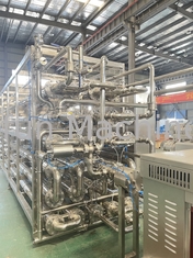 Máquina tubular 5T/H Juice Production Machine do esterilizador de UHT da elevada precisão