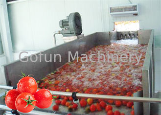 Linha de processamento 380V vegetal de aço inoxidável equipamento de processamento do tomate