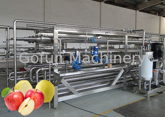 Linha de processamento completa da pasta do doce do fruto da máquina do esterilizador de UHT Ss304