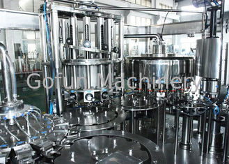 Bebida do de alta capacidade que mistura-se e linha de empacotamento certificação asséptica do ISO da máquina de engarrafamento SS304
