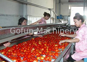 Linha de processamento de aço inoxidável 380V de 304 tomates do produto comestível Multifunction