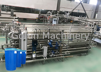 Linha de processamento completa pasteurizando amigável da máquina do esterilizador de UHT de Eco