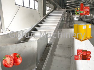 304 de aço inoxidável linha de processamento material economia do concentrado do molho da pasta de tomate da água
