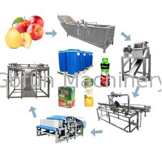 Máquina de processamento de polpa de maçã Linha de produção de geléia de concentrado de maçã