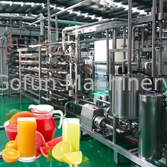 Indústria Alimentar NFC Linha de processamento de cítricos 220v Economia de água longa vida útil