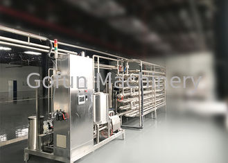 Sistema esterilizando tubular SS304 da máquina automática do esterilizador de UHT para produtos láteos