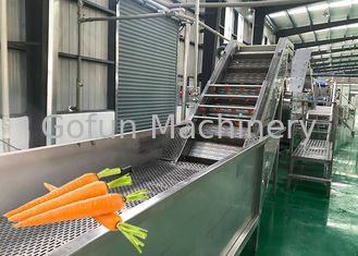 Economia de energia da fábrica de tratamento da cenoura do equipamento de processamento das frutas e legumes