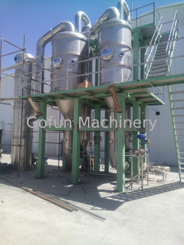 Sistema da evaporação do fruto/máquina industriais da destilação filme fino